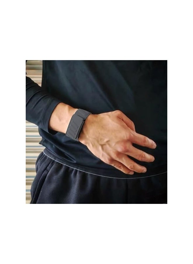 ACLIX Silicone Wristband Compatible with Whoop 4.0 Band, Comfort Durable Soft Adjustable Silicone Sports Loop Strap for Men & Women, with U Shapped Connector - Image 3